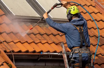 Démoussage et hydrofuge de toiture à Romont